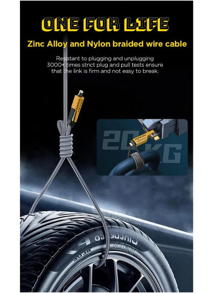 65W 4-in-1 Fast Charging Cable