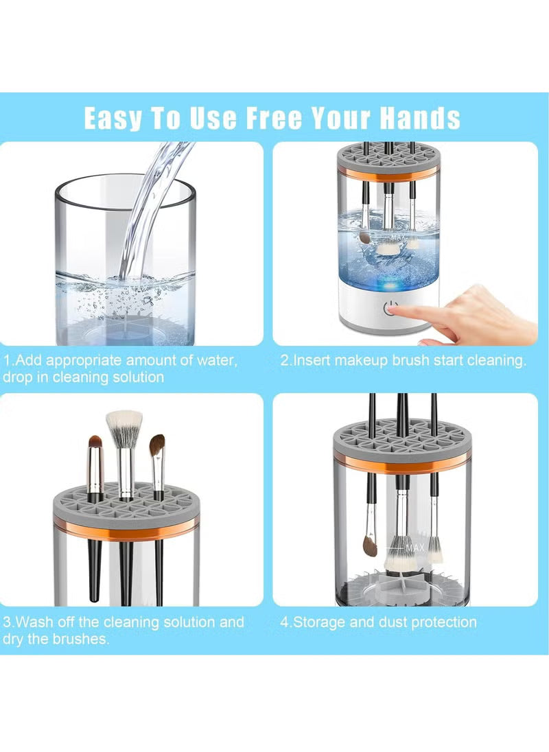 Electric Makeup Brush Cleaner منظف فرش المكياج الكهربائي