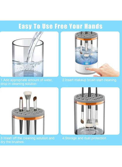 Electric Makeup Brush Cleaner منظف فرش المكياج الكهربائي
